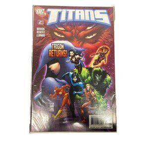DC Comic Book Titans #2 Winick Benitez Llamas July 2008 Comic Book